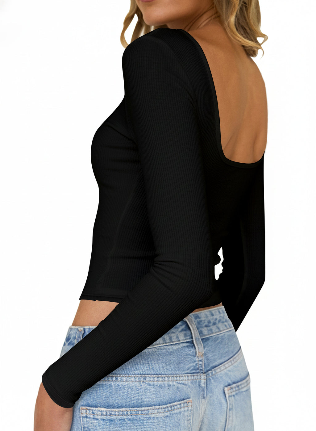 Shirts for Women Sexy Backless Striped Tops Going Out T-Shirt Y2K Crop Womens