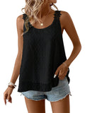 Womens Tank Tops Flowy Sleeveless Summer Boho Tank Top Lace Camisole Shirts