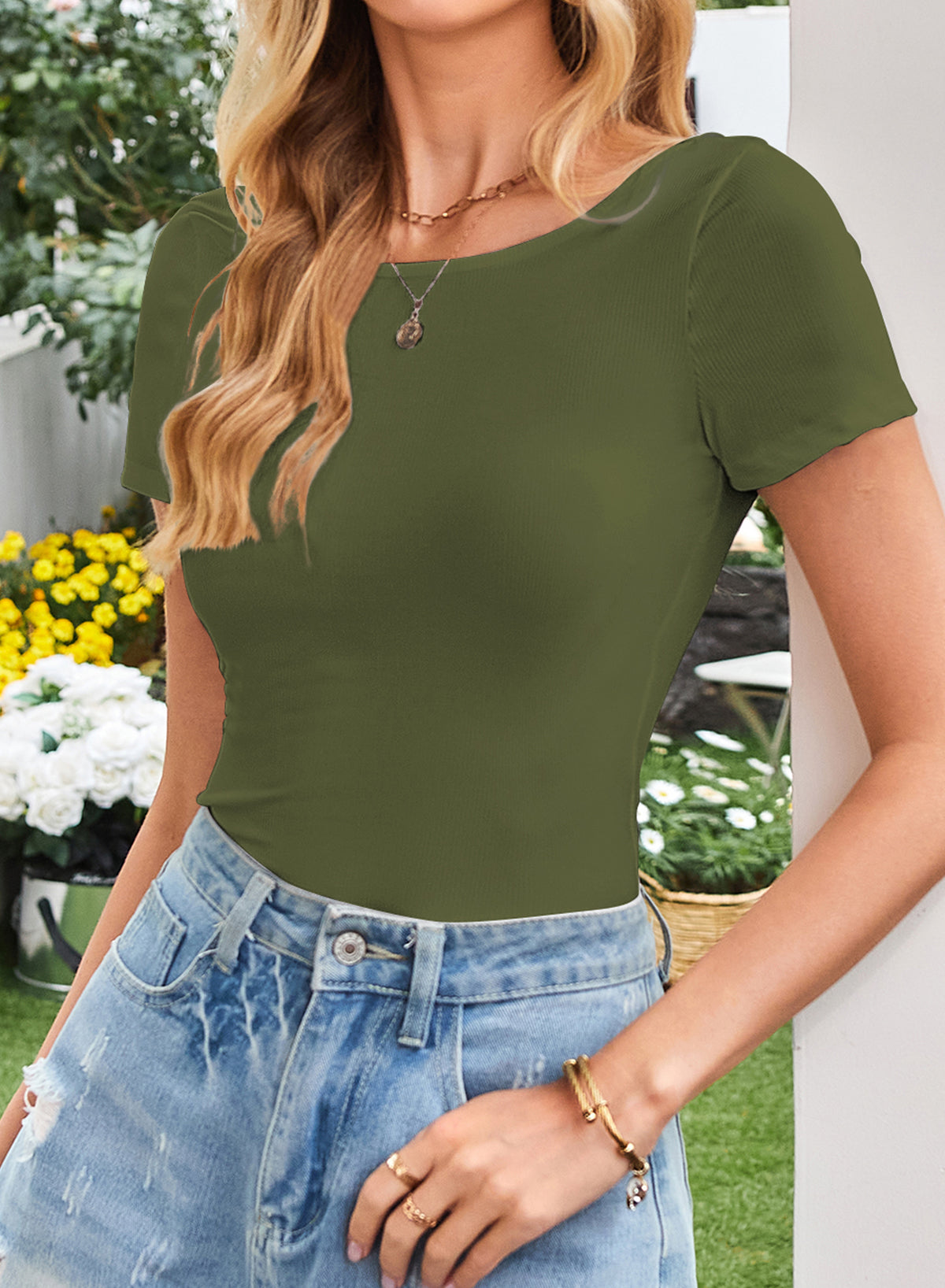 Shirts for Women Sexy Backless Striped Tops Going Out T-Shirt Y2K Crop Womens